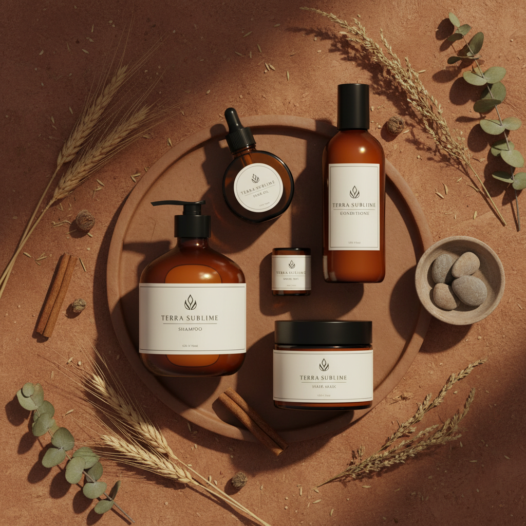 Batana Oil Scalp & Hair Restoration Suite - premium hair care product flat lay
